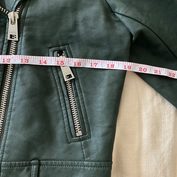 Levi's Sherpa-Trimmed Faux-Leather Moto Jacket MEDIUM - Picture 8 of 10